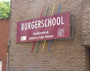 Schoolplak middelbare school burgerschool roeselare